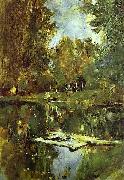 Valentin Serov, Pond in Abramtsevo. Study